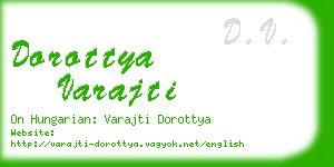 dorottya varajti business card